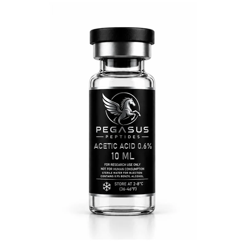 Pegasus Peptides Acetic Acid 0.6% 10ml - price reflects 3ml research peptide